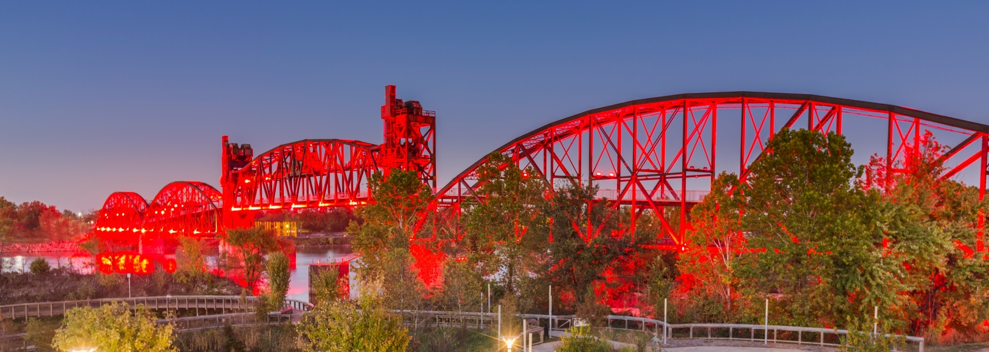 The Clinton Presidential Park Bridge